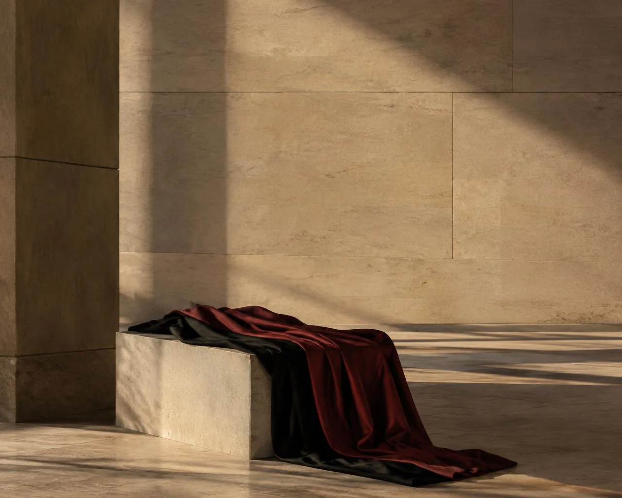 Fabric in natural light
